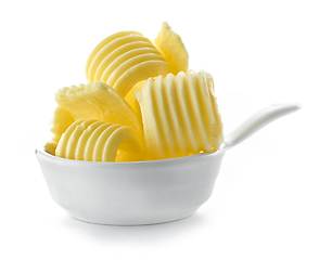 Image showing bowl of butter curls