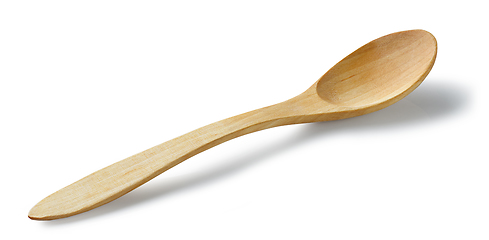 Image showing new empty wooden spoon