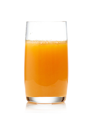 Image showing glass of fresh orange juice