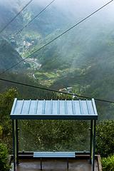 Image showing mountain bus stop