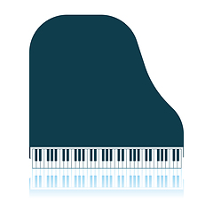 Image showing Grand Piano Icon