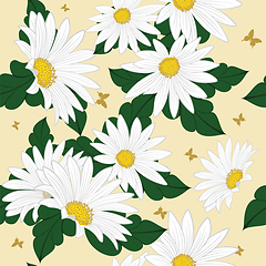 Image showing Seamless floral pattern