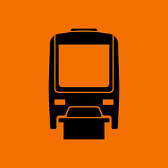 Image showing Monorail  icon front view