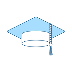 Image showing Graduation Cap Icon