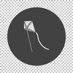 Image showing Kite in sky icon