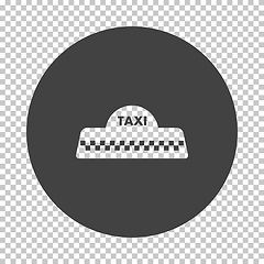 Image showing Taxi roof icon