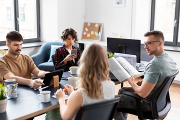 Image showing business team or startuppers working at office