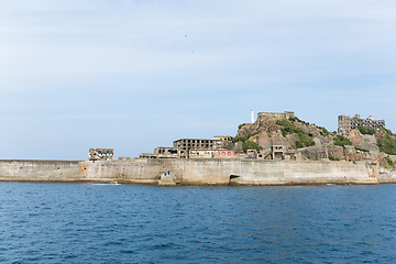 Image showing Hashima Island in Nagasaki city