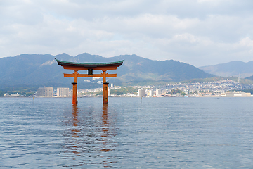 Image showing Itsukushima Shrine 