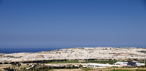 Image showing cityscape of mosta malta