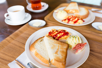 Image showing Toast breakfast