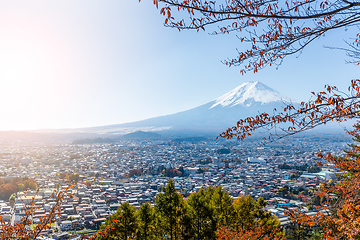 Image showing Mountain Fuji in Autumn