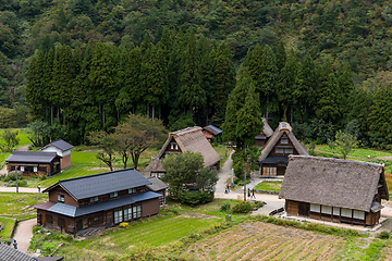 Image showing Shirakawago Traditional Houses in Japan