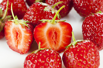 Image showing berries of strawberries