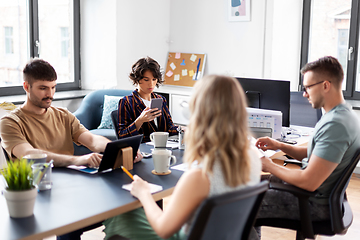 Image showing business team or startuppers working at office