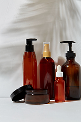 Image showing natural cosmetics and bodycare products