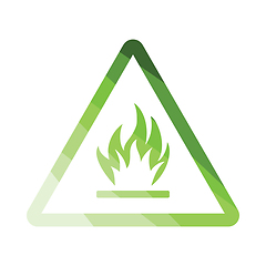 Image showing Flammable icon