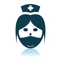 Image showing Nurse Head Icon
