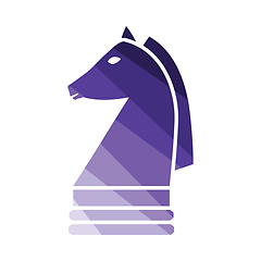 Image showing Chess horse icon