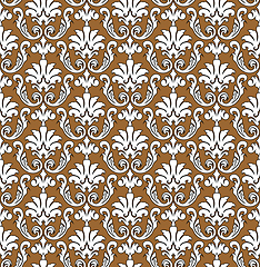 Image showing Damask Seamless Outline Pattern