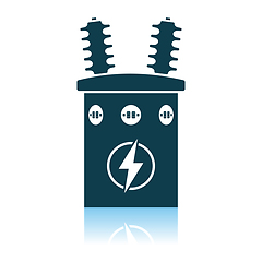 Image showing Electric Transformer Icon