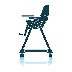 Image showing Baby High Chair Icon