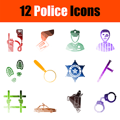 Image showing Police Icon Set
