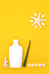 Image showing Aloe Vera Herbal Sunscreen Protection 