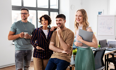 Image showing happy business team at office