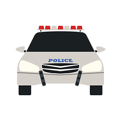 Image showing Police Car Icon