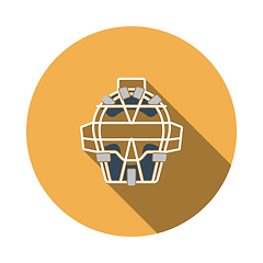 Image showing Baseball Face Protector Icon