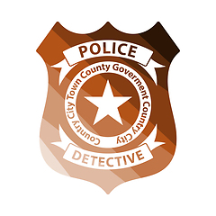 Image showing Police Badge Icon