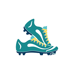 Image showing Baseball boot icon