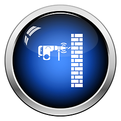 Image showing Icon Of Perforator Drilling Wall