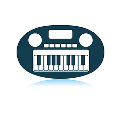 Image showing Synthesizer toy icon