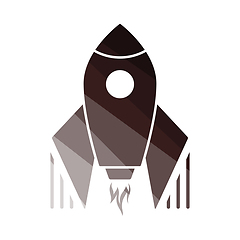 Image showing Startup Rocket Icon