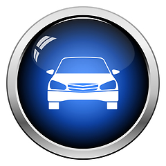 Image showing Sedan car icon front view