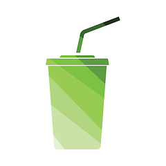 Image showing Cinema soda drink icon