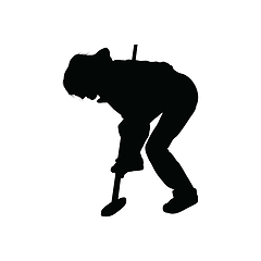 Image showing Curling silhouette