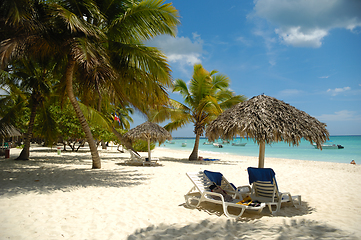 Image showing Tropical beach. The Dominican Republic, Saona Island