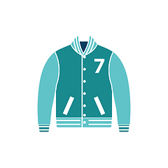 Image showing Baseball jacket icon