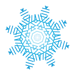 Image showing Snowflake ornate