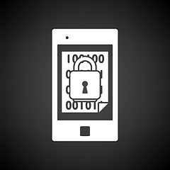 Image showing Mobile Security Icon