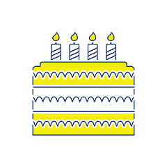 Image showing Party cake icon