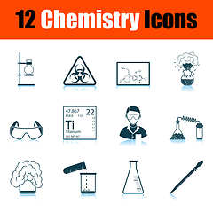 Image showing Chemistry Icon Set