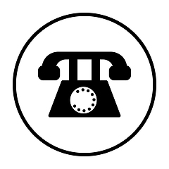 Image showing Old Phone Icon