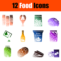 Image showing Food Icon Set