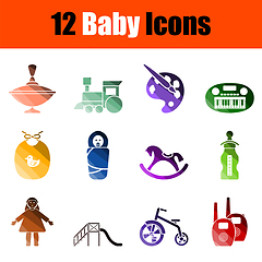 Image showing Baby Icon Set