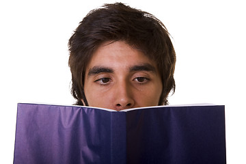 Image showing man reading a book