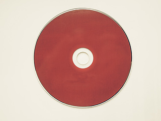 Image showing Vintage looking CD or DVD